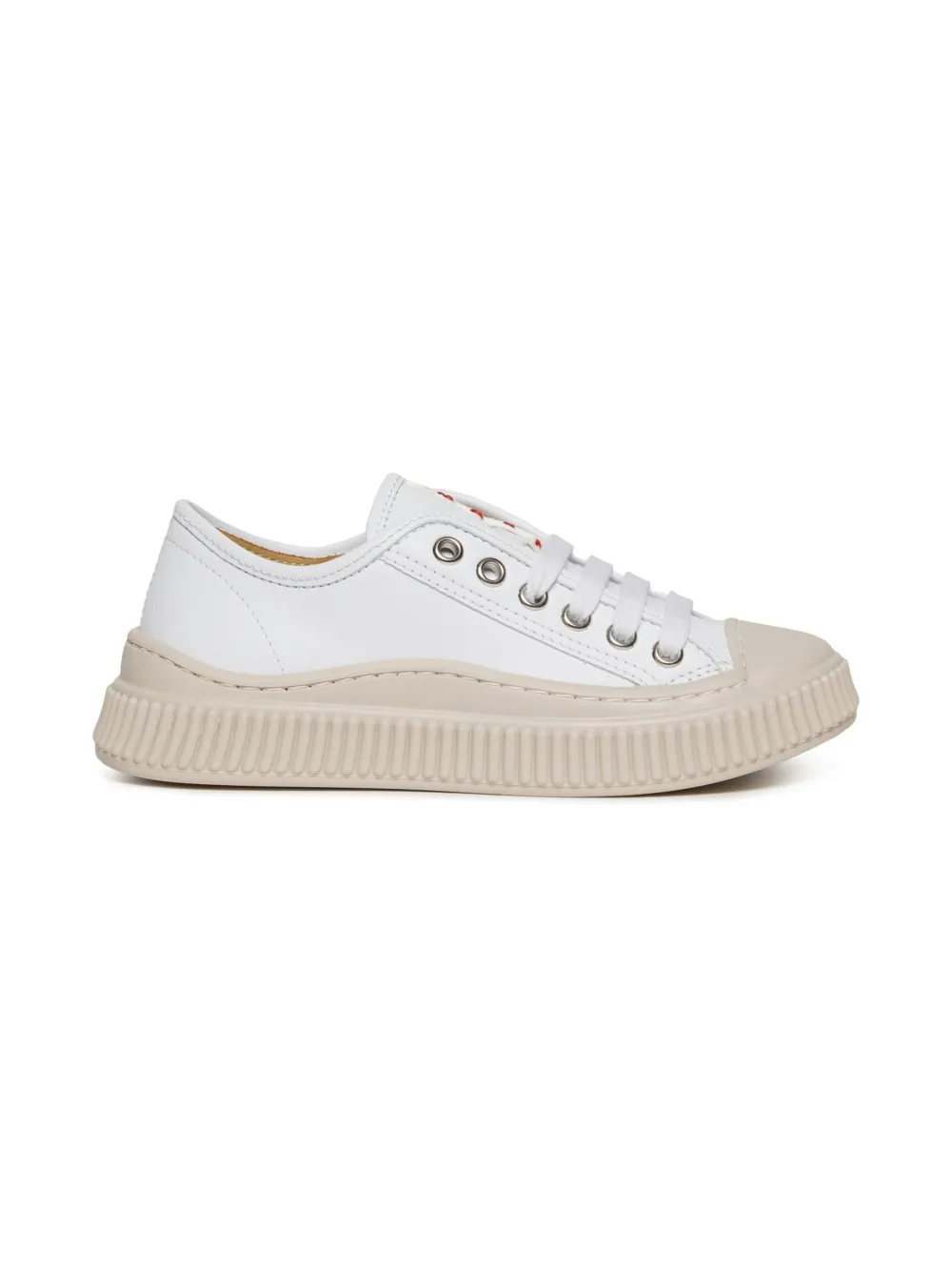 Marni Kids logo-appliqué sneakers White