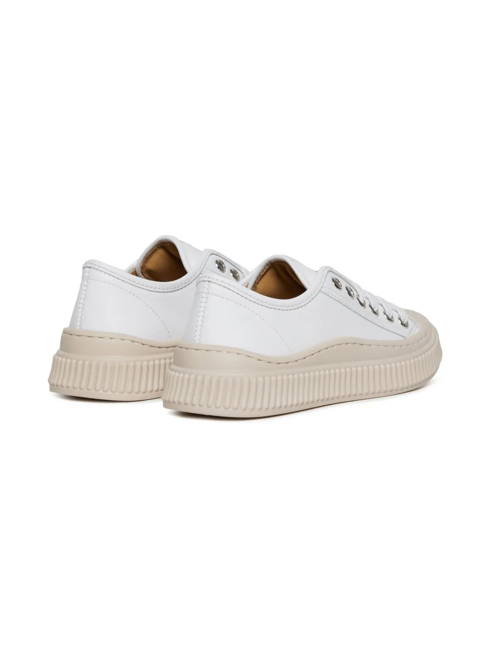 Marni Kids logo-appliqué sneakers White