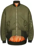 JW Anderson high-low bomber jacket - Green