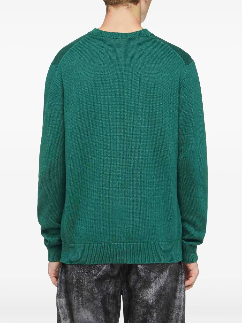 JW Anderson Trui met intarsia logo Groen