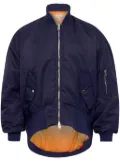 JW Anderson high-low bomber jacket - Blue
