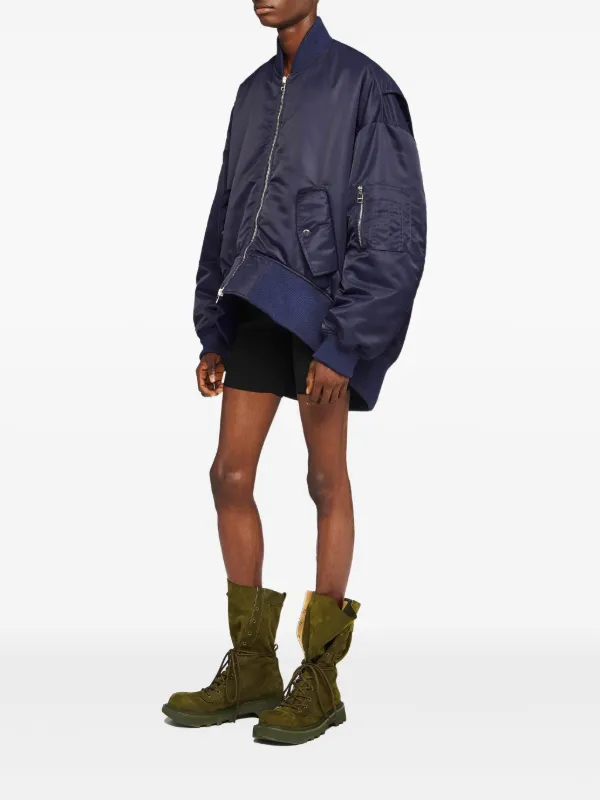 JW Anderson ボンバージャケット | ブルー | FARFETCH JP