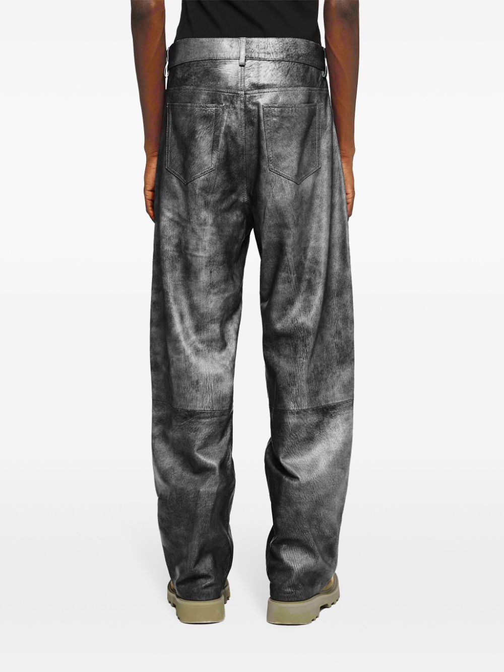 JW Anderson straight-leg leather trousers Men