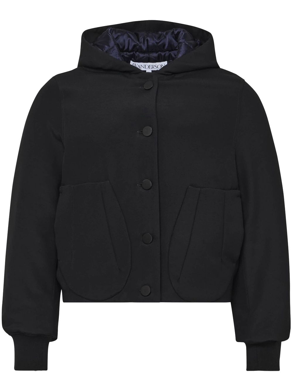 JW Anderson padded hooded jacket - Black