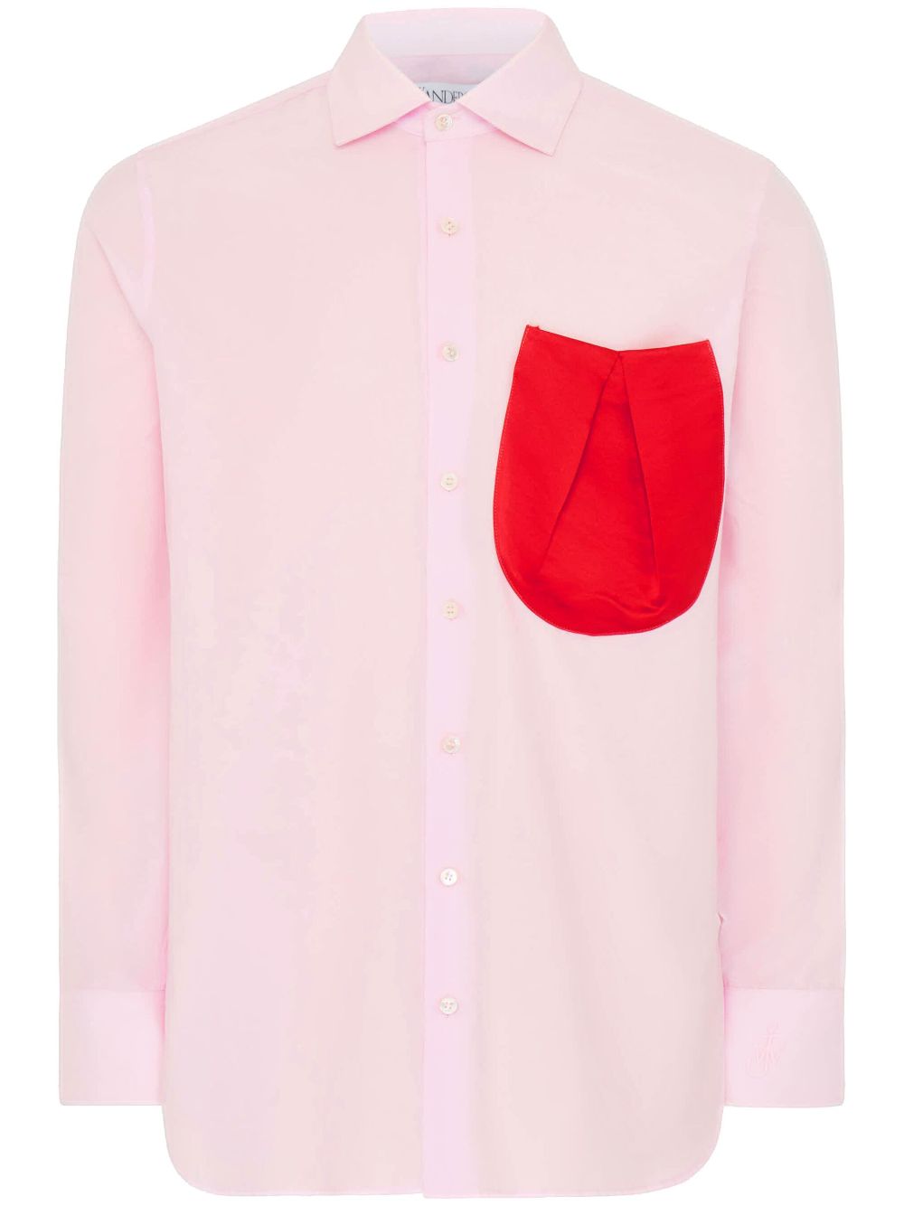 JW Anderson contrasting pocket shirt - Pink