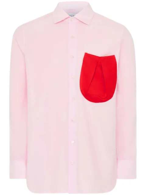 JW Anderson contrasting pocket shirt