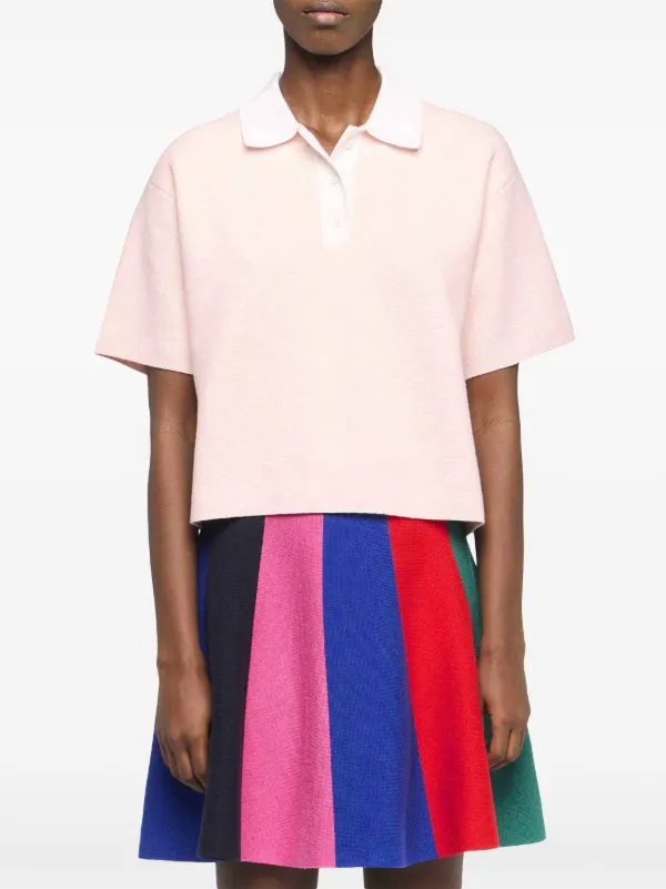 【関税込み】JW Anderson ピンク Anchor ロゴパッチ Tシャツ JW Anderson Anchor Tシャツ | ピンク | FARFETCH JP