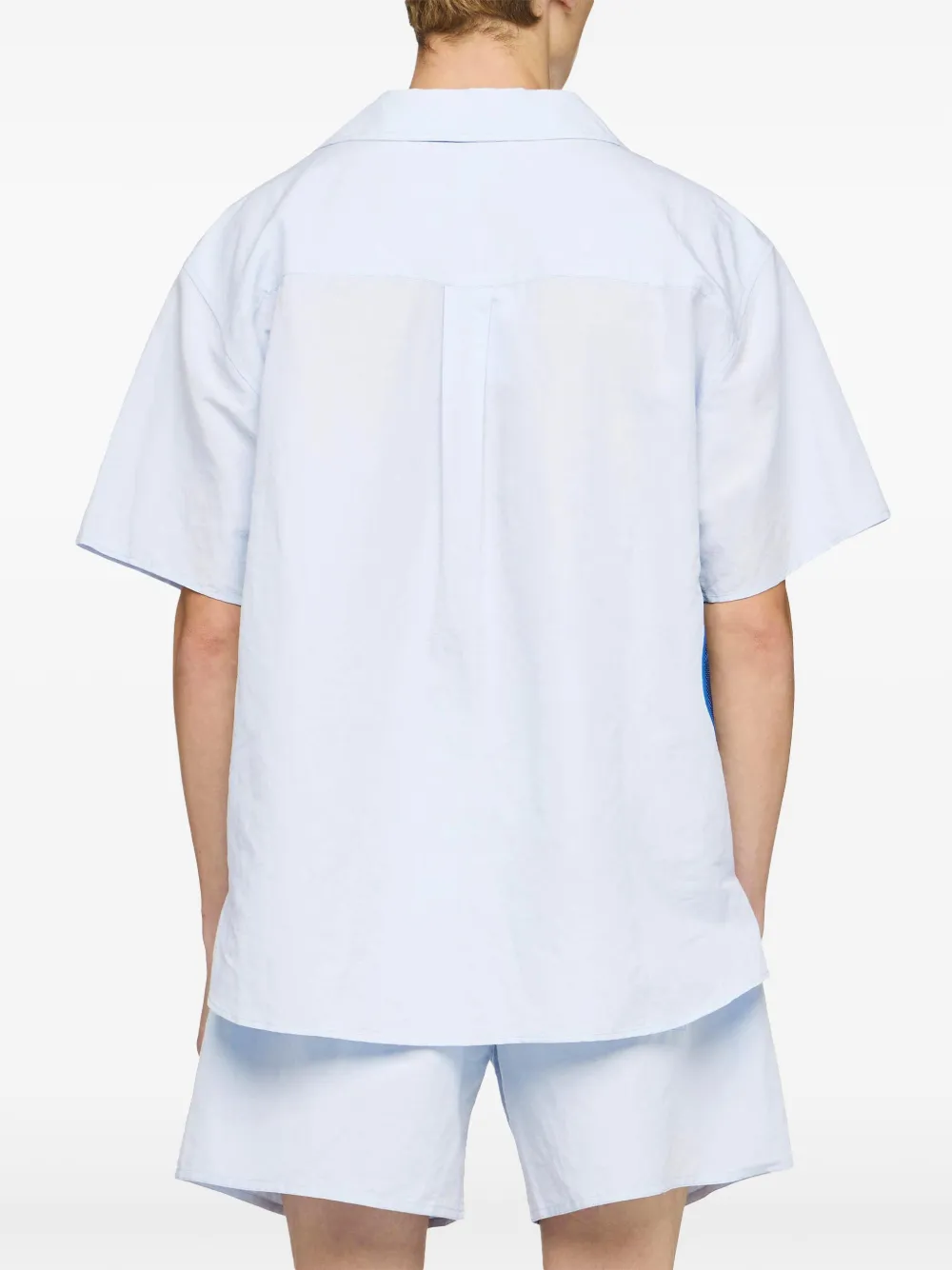 JW Anderson Overhemd met ballonprint Blauw