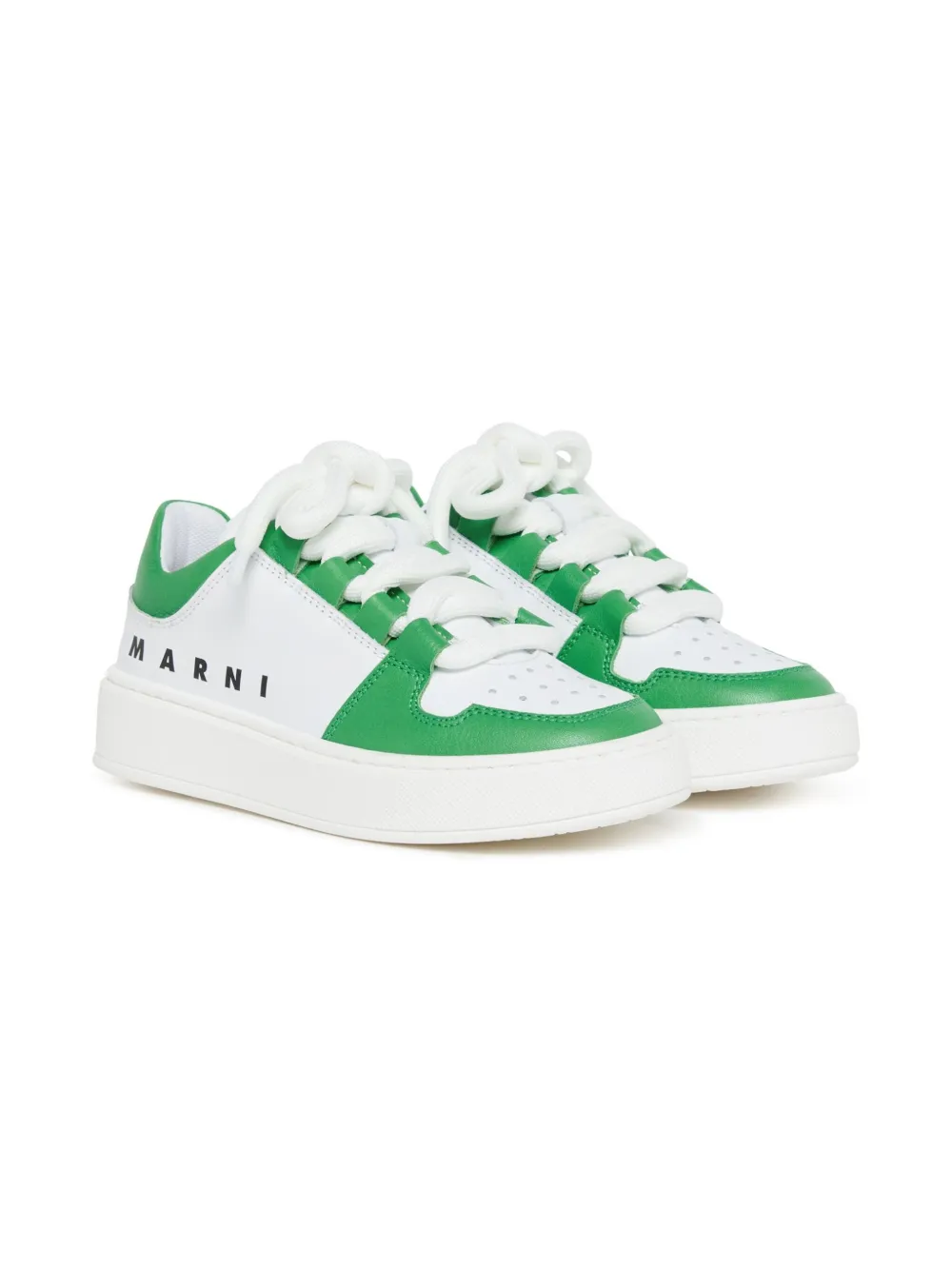 Marni Kids colour-block sneakers White