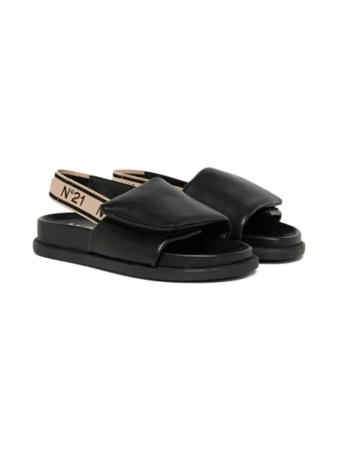 Nº21 Kids sandalias con logo en las tiras