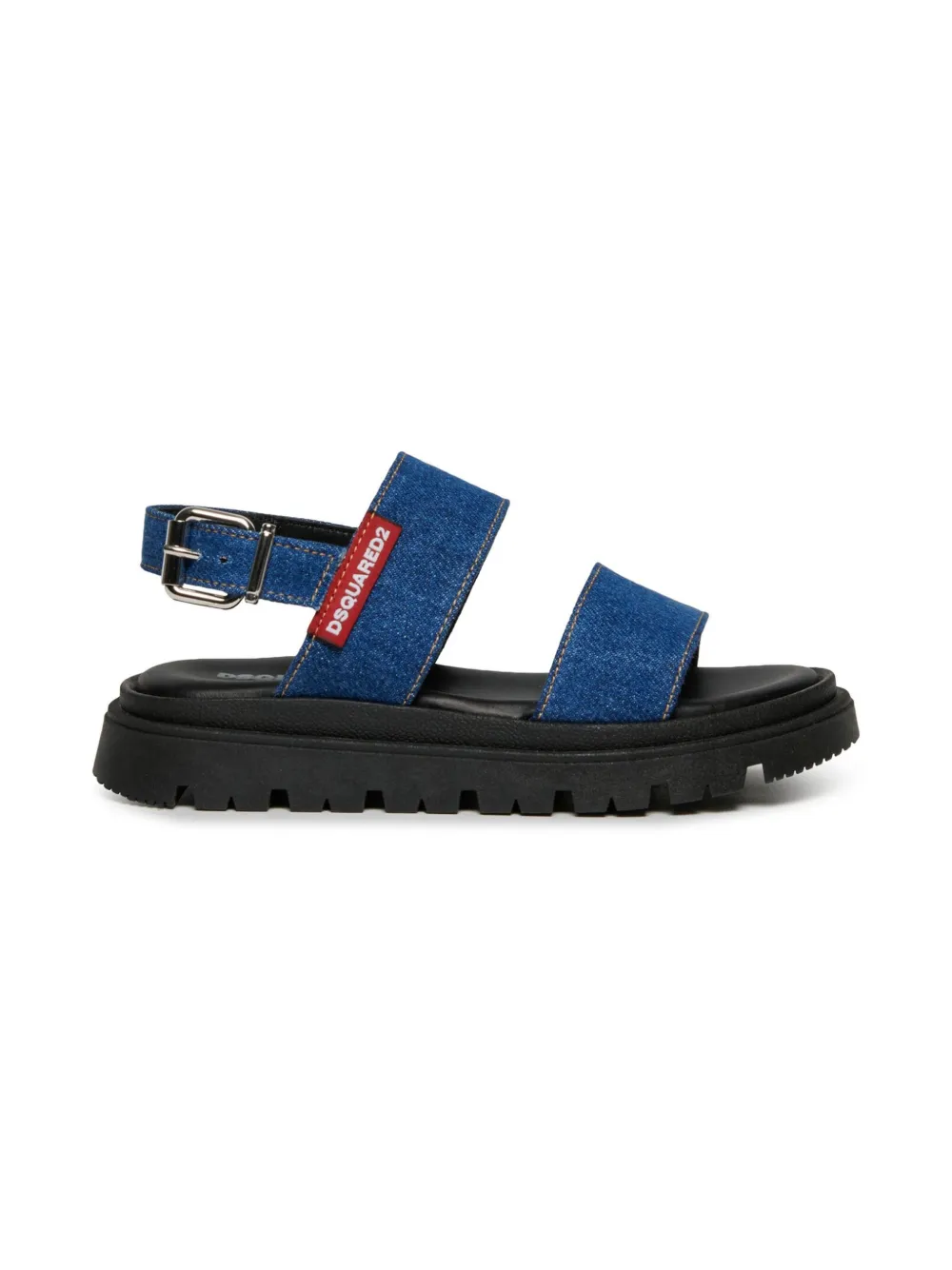 DSQUARED2 KIDS Sandalen van spijkerstof Blauw