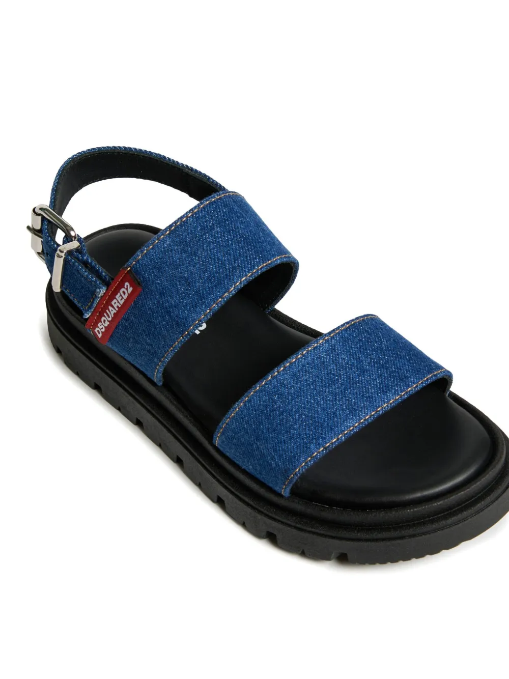 DSQUARED2 KIDS Sandalen van spijkerstof Blauw