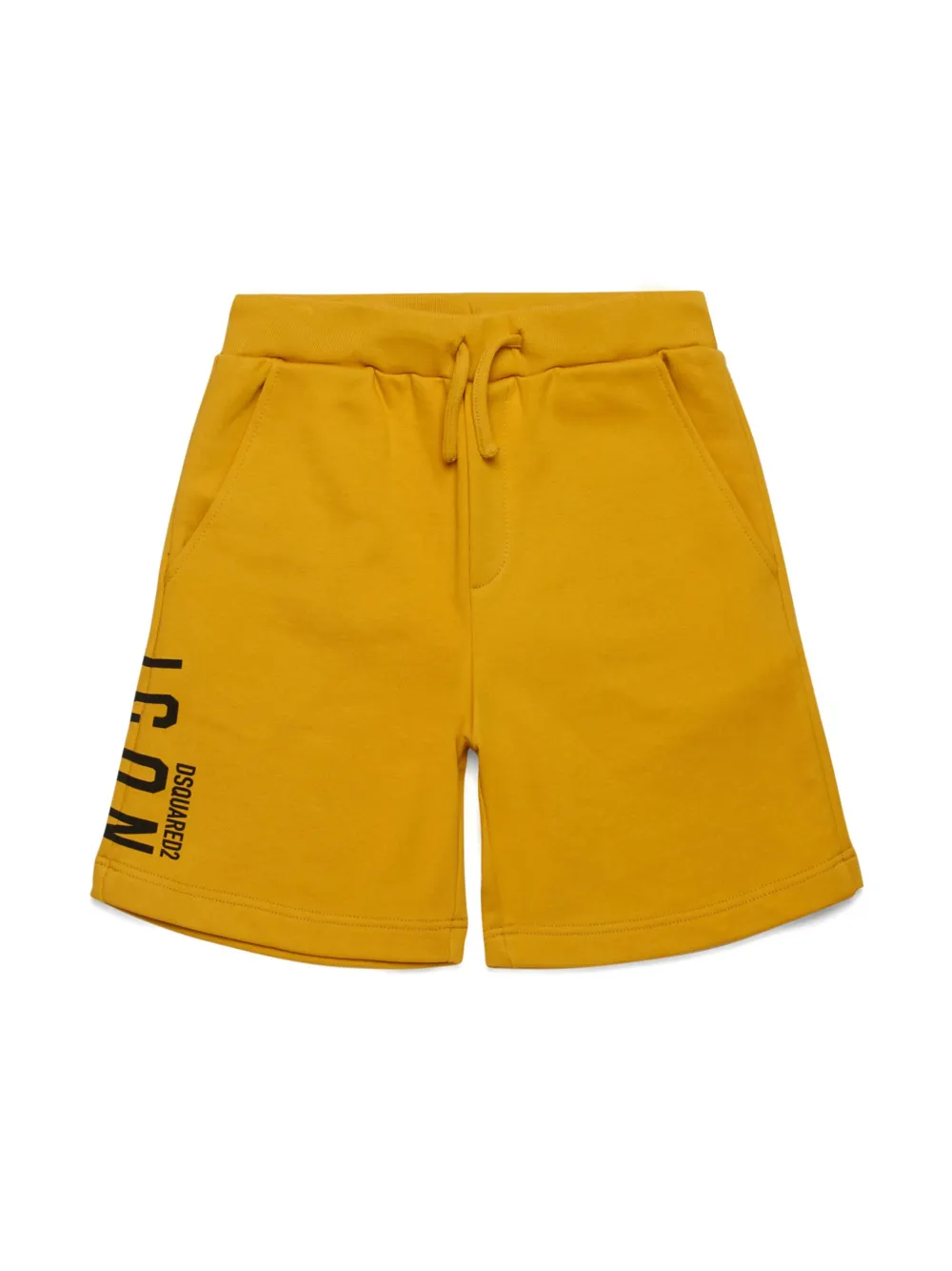 DSQUARED2 KIDS Trainingsshorts met Icon-logo Geel