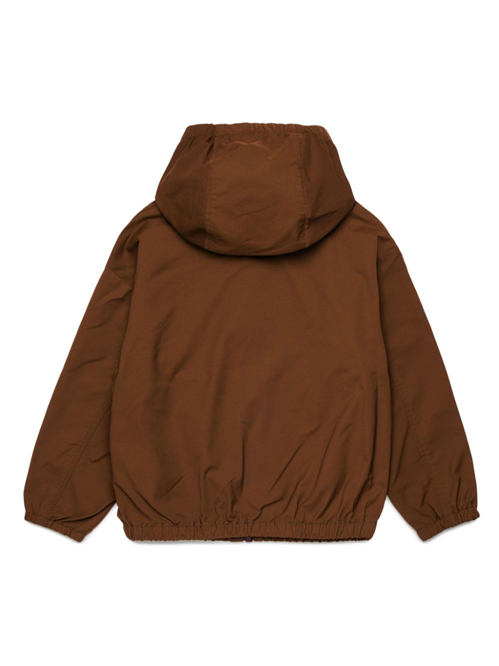 DSQUARED2 KIDS logo-patch raincoat - Brown