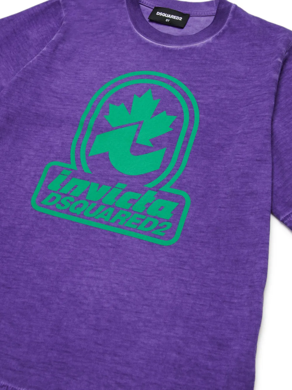 Dsquared2 Logo-print T-shirt In Purple