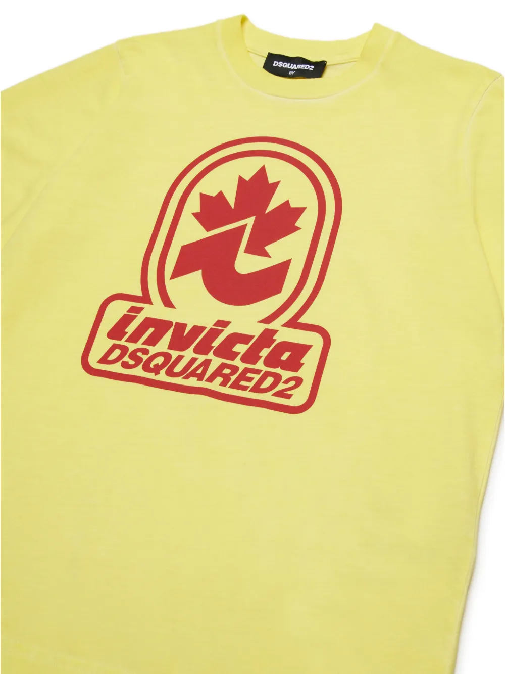 Dsquared2 Logo-print T-shirt In Yellow