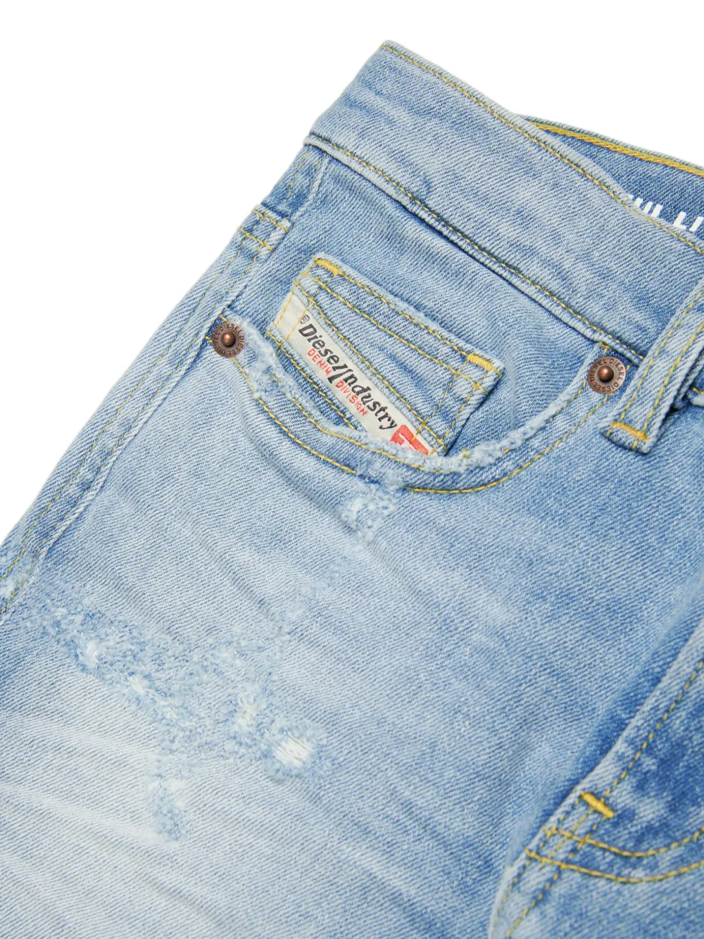 Diesel Kids D-Viker jeans Blauw