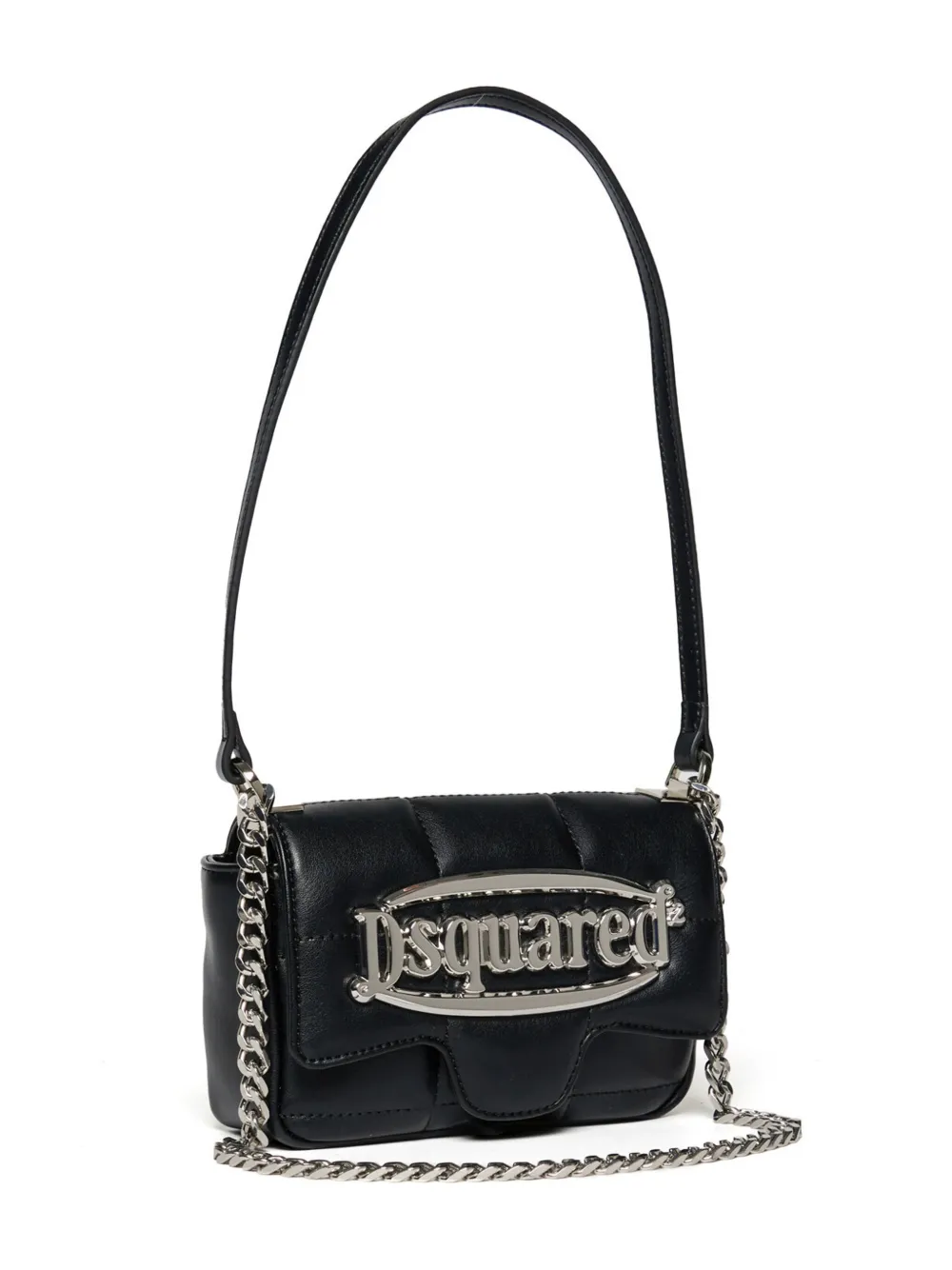 DSQUARED2 KIDS Schoudertas met logo - Zwart