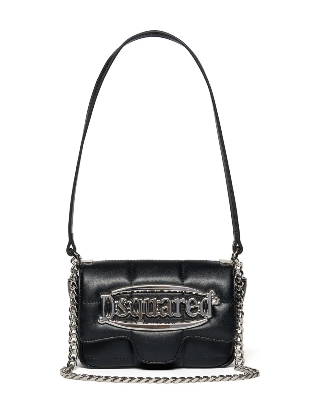 DSQUARED2 LOGO-LETTERING SHOULDER BAG