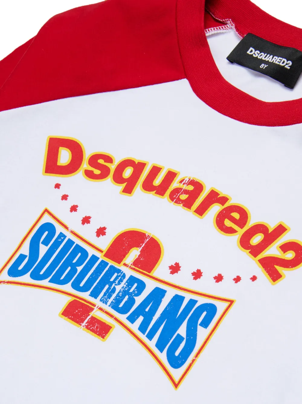DSQUARED2 KIDS T-shirt met logoprint Wit