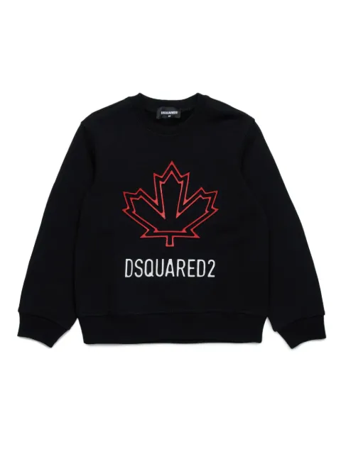 DSQUARED2 KIDS سويت شيرت بطبعة شعار الماركة