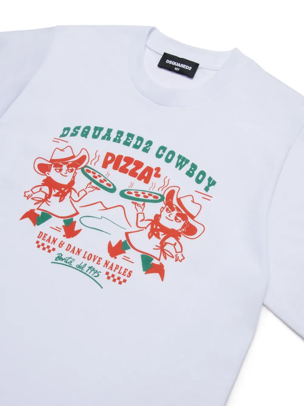 DSQUARED2 KIDS T-shirt met tekst Wit