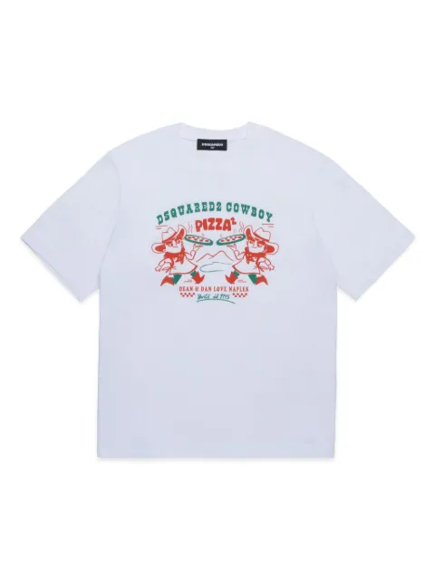 DSQUARED2 KIDS تيشيرت بطبعة كتابة