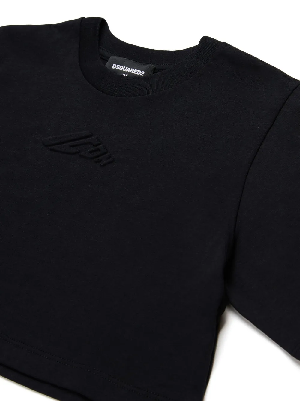 DSQUARED2 KIDS T-shirt met Icon-logo Zwart