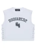 DSQUARED2 KIDS logo-print tank top - White