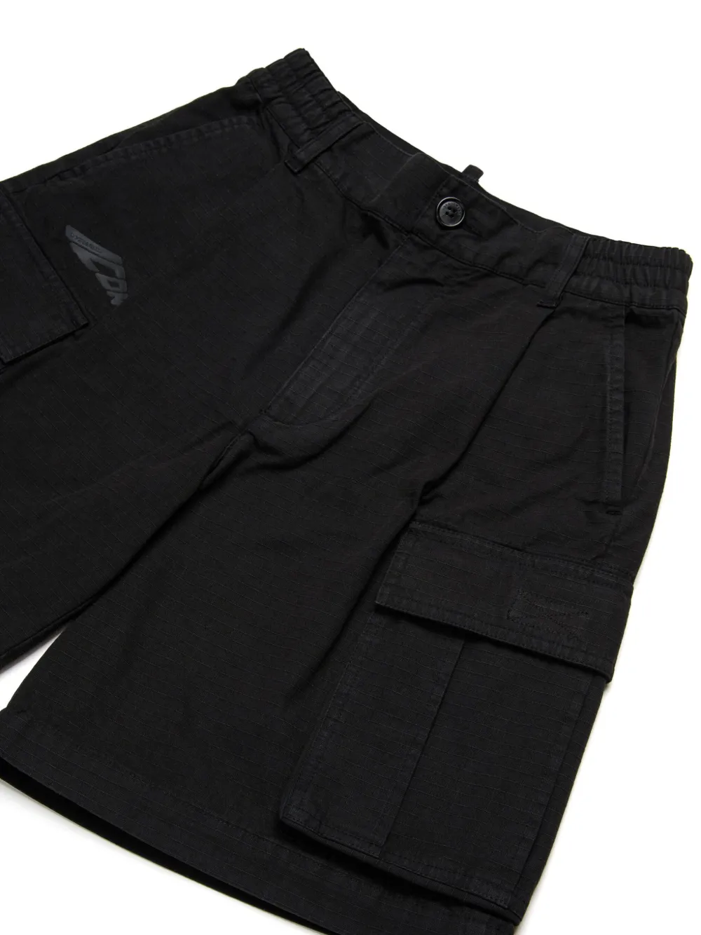 DSQUARED2 KIDS Icon cargo shorts met logo Zwart