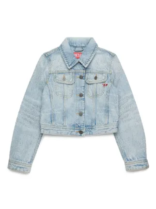 Diesel Kids ラインストーン デニムジャケット | ブルー | FARFETCH JP