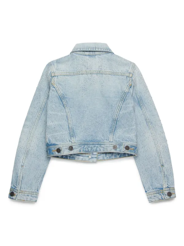 キッズキッズ DIESEL デニムジャケット L Diesel Kids ラインストーン デニムジャケット | ブルー