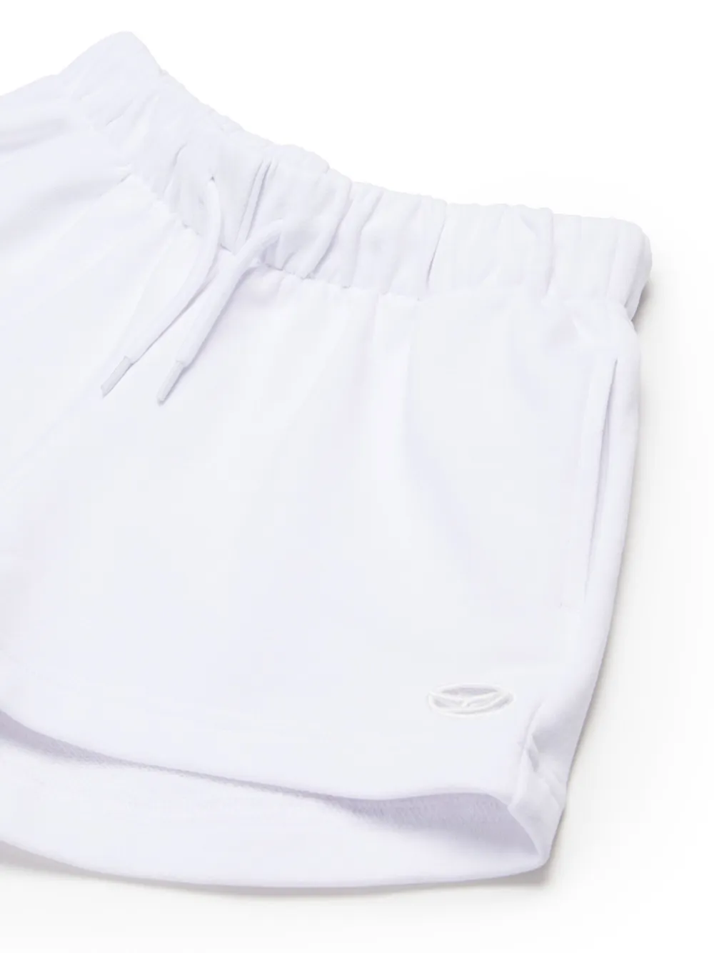 Diesel Kids Shorts met logopatch Wit