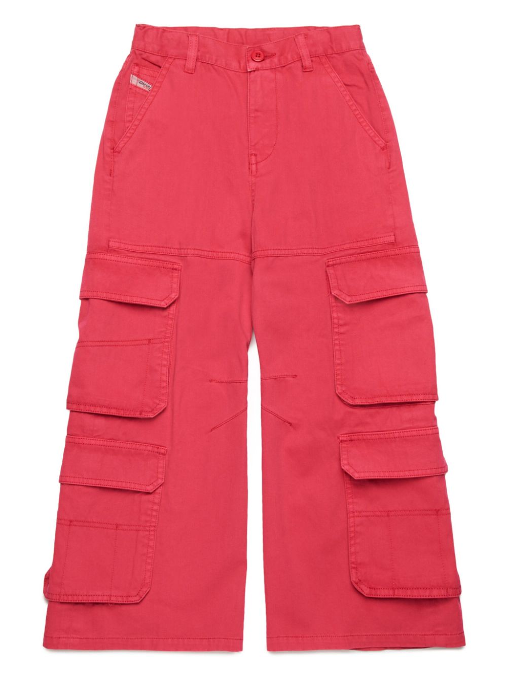 Diesel Kids cargo trousers - Red