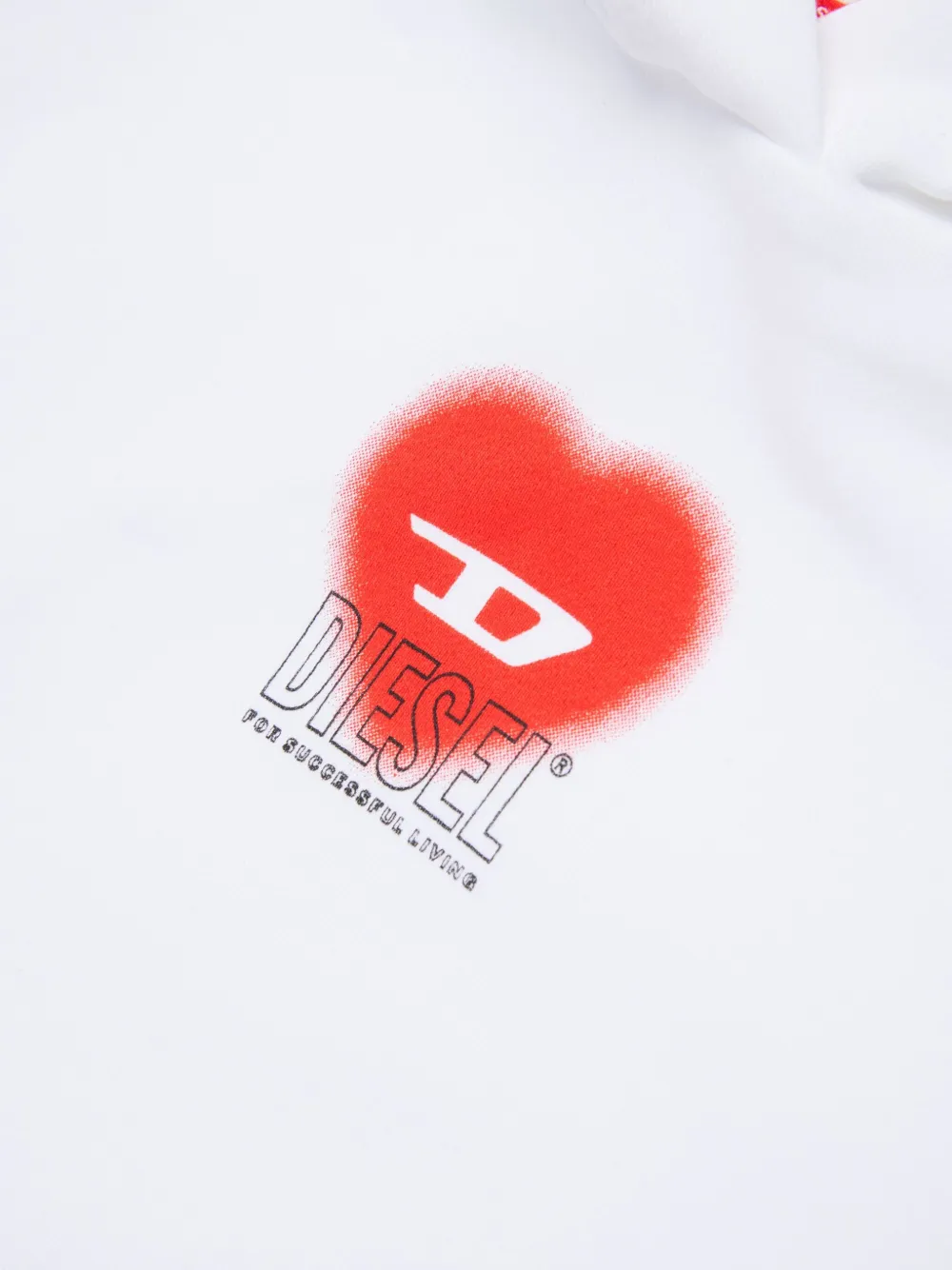 Diesel Kids Scuorehood hoodie Wit
