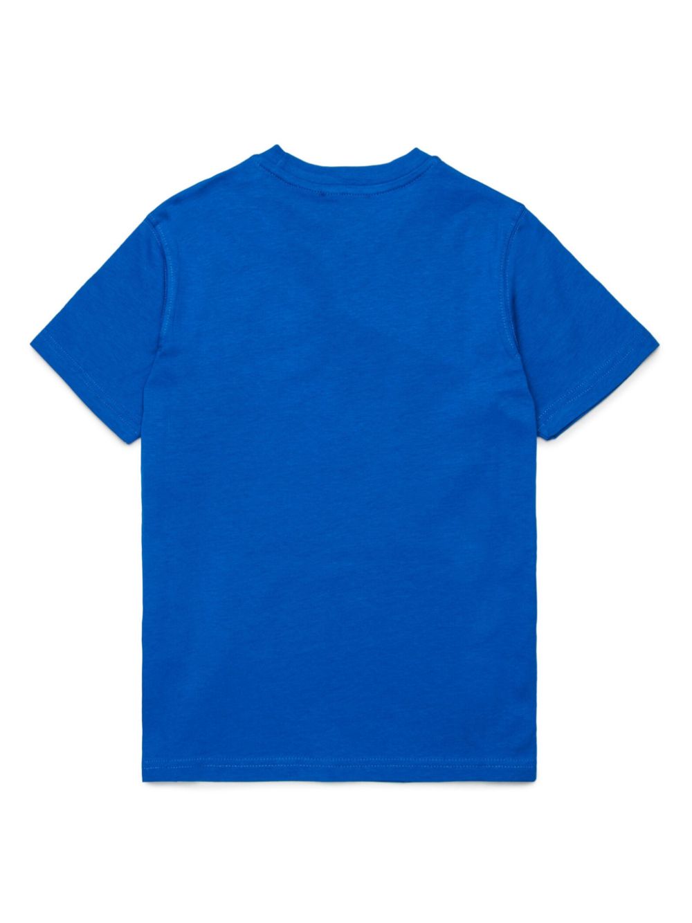 Diesel Kids T-shirt met logopatch - Blauw