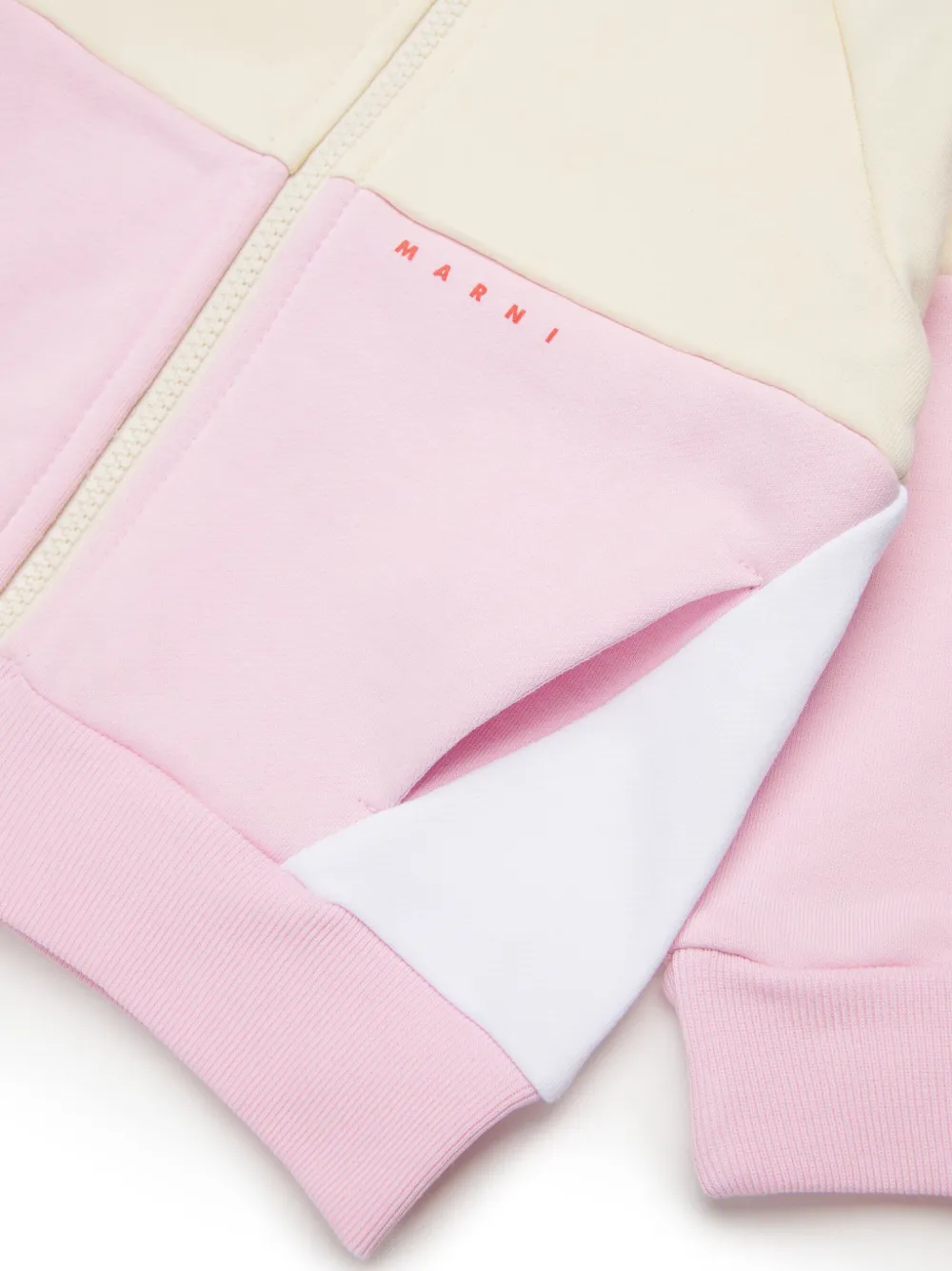 Marni Kids Vest met geborduurd logo Roze