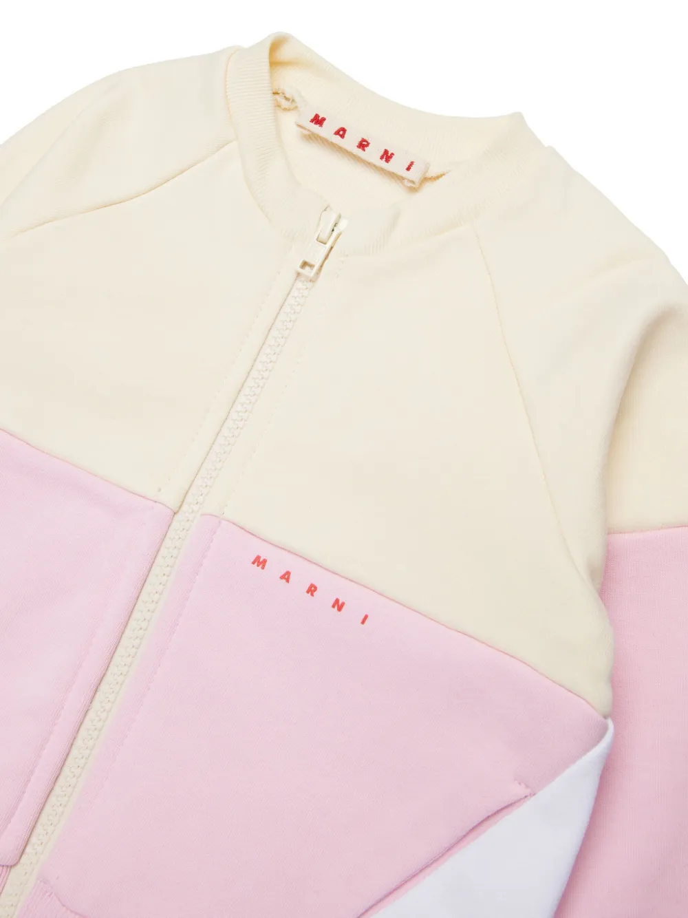 Marni Kids Vest met geborduurd logo Roze