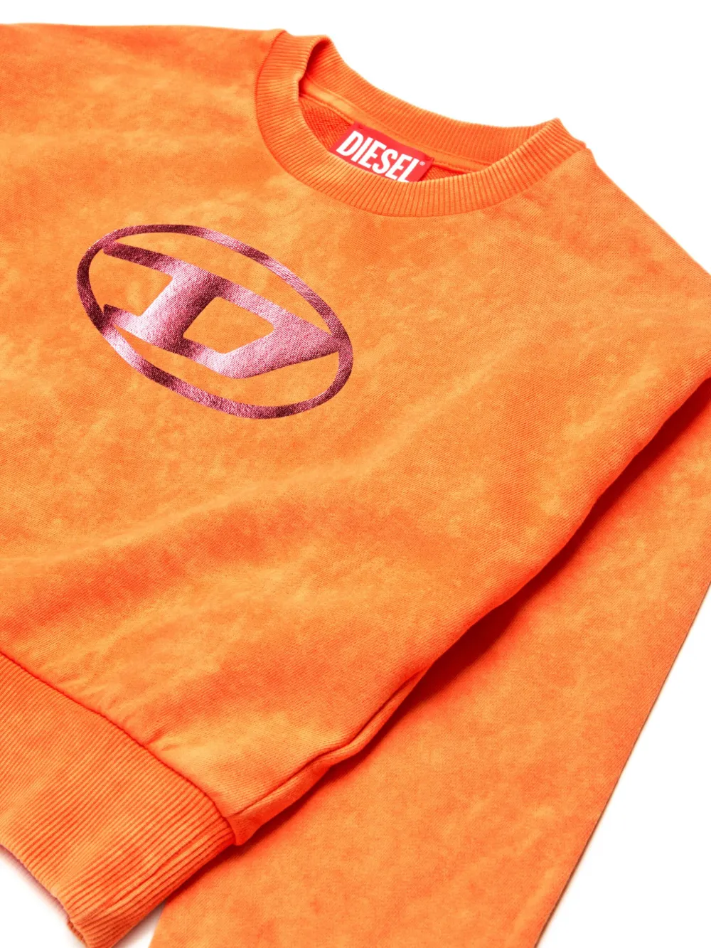 Diesel Kids Oval D sweater Oranje