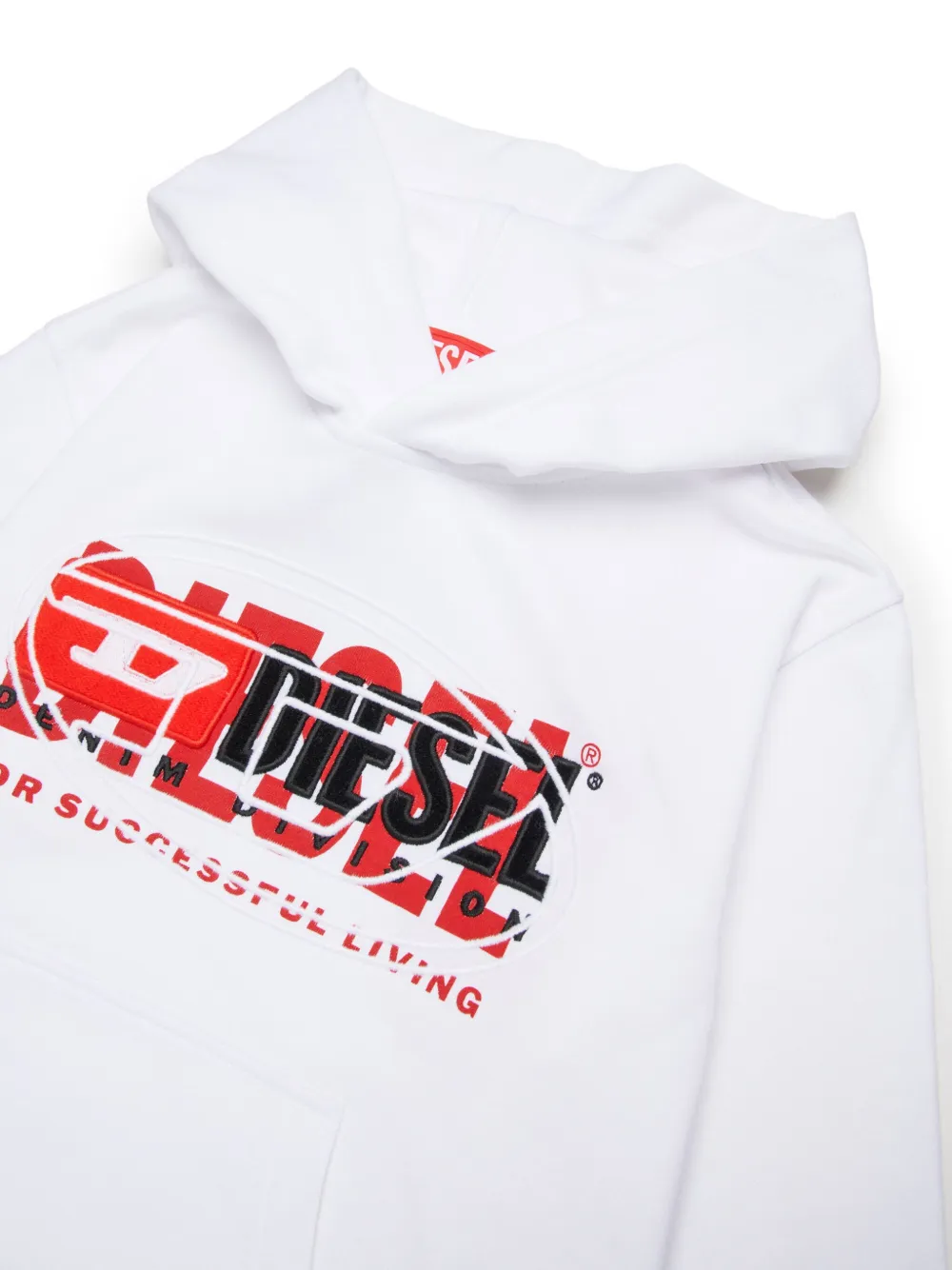Diesel Kids S-BAXT hoodie Wit