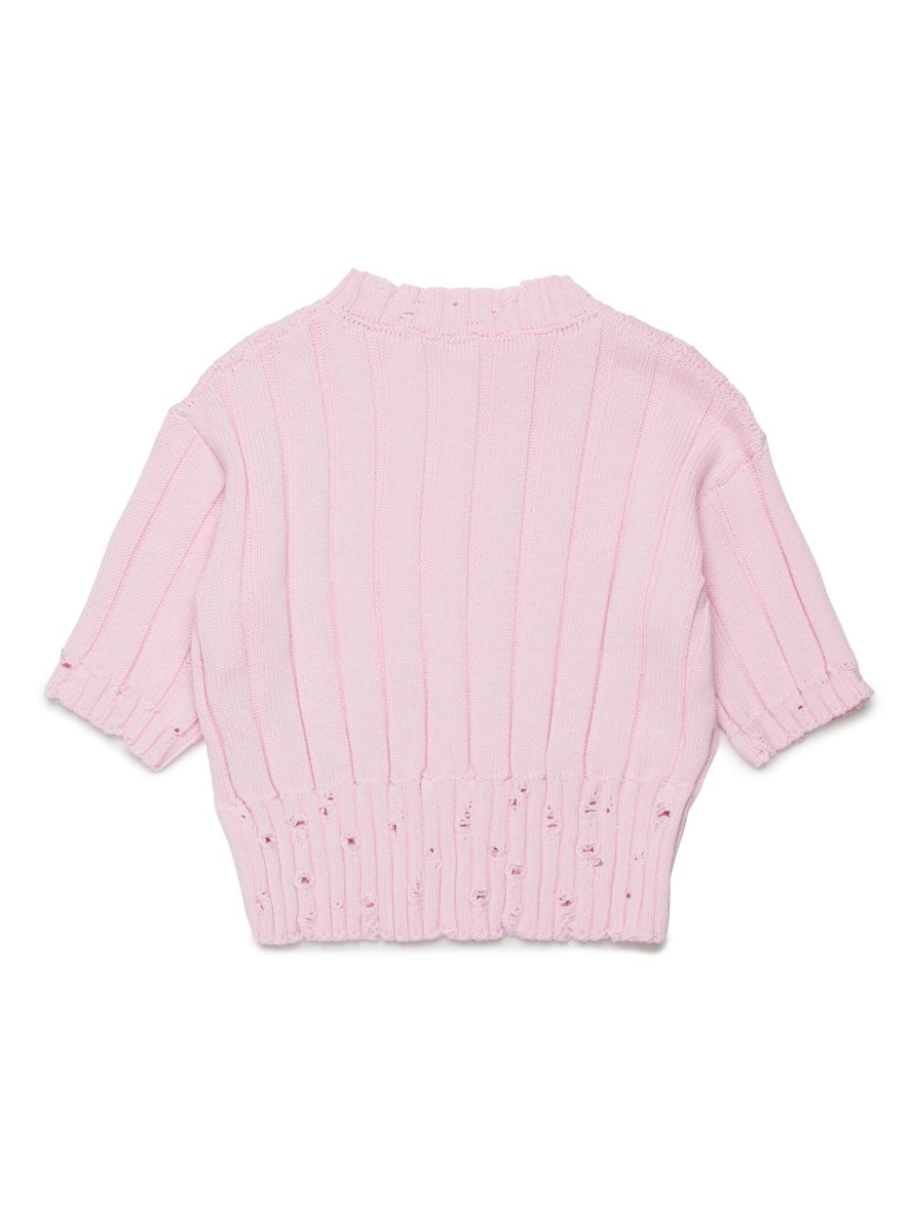 Marni Kids distressed-effect T-shirt - Pink