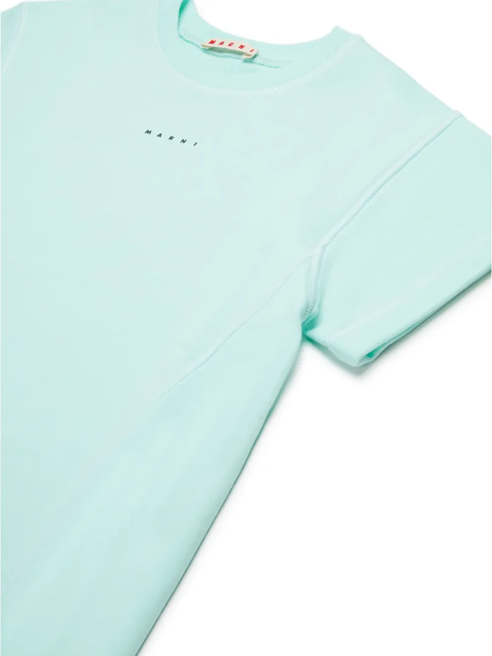 Marni Kids logo-print T-shirt dress