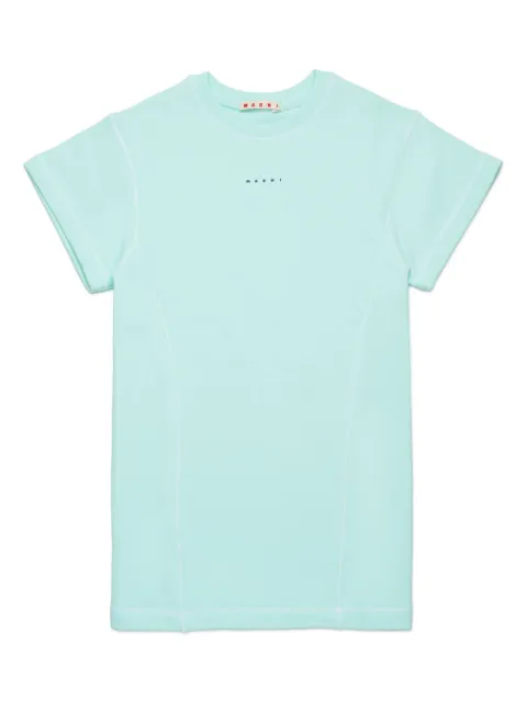 Marni Kids logo-print T-shirt dress 