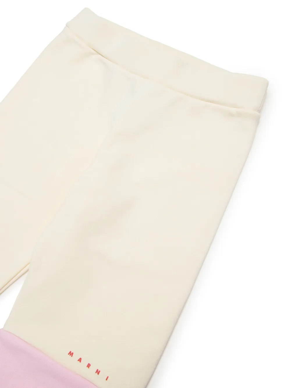Marni Kids Trainingsbroek met logoprint Beige