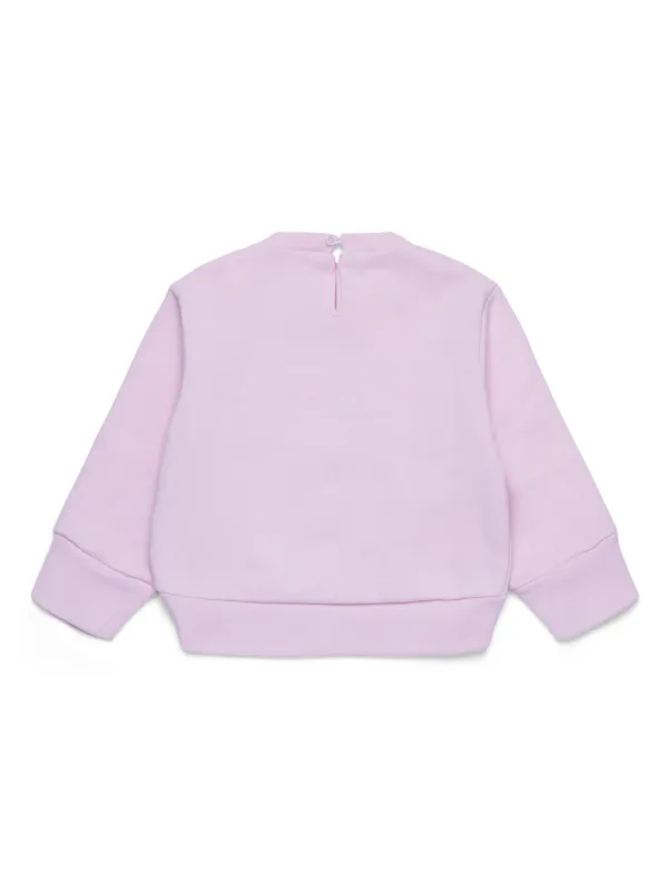 Marni Kids logo-embroidered Sweatshirt | Pink | FARFETCH