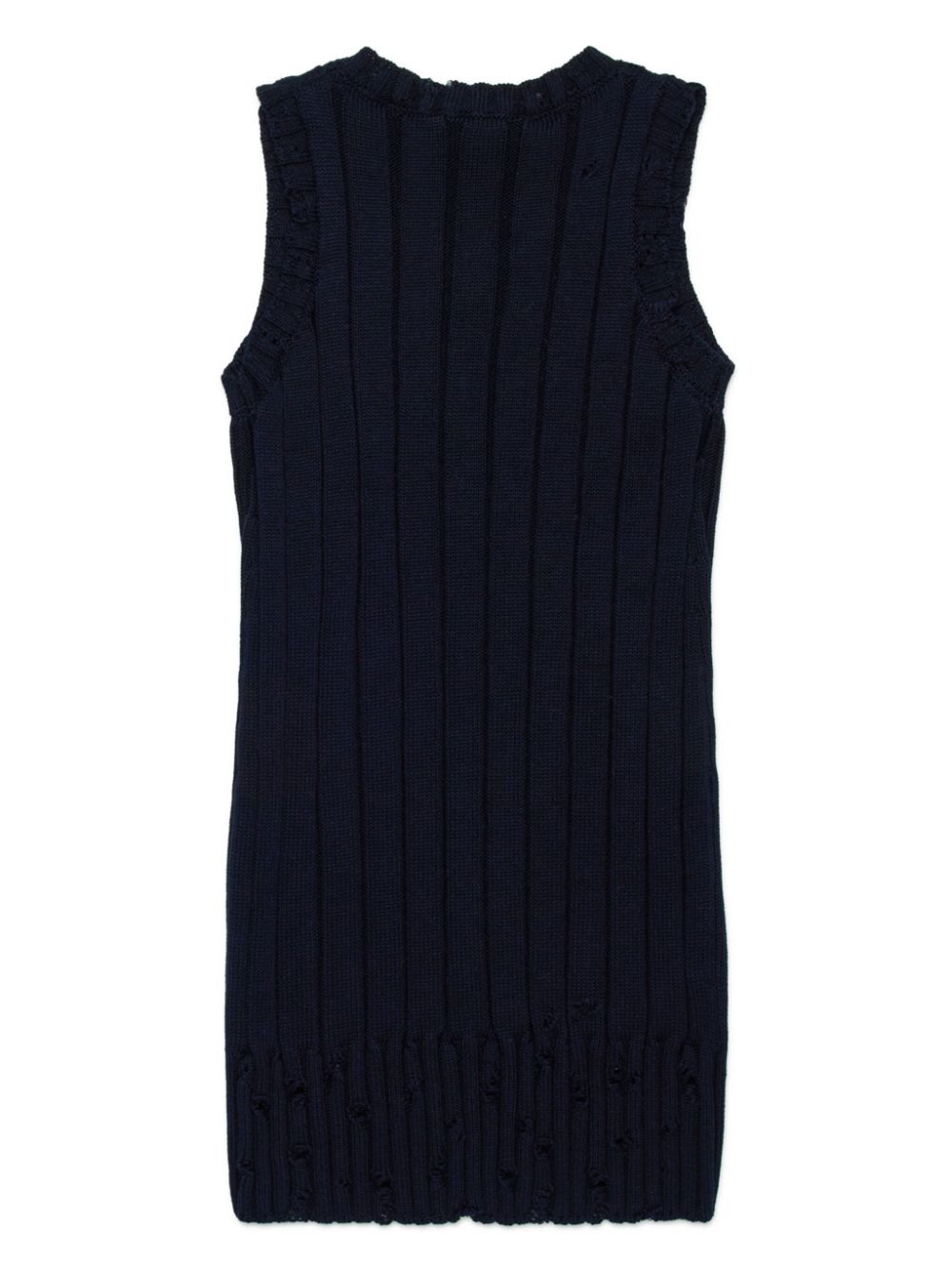 Marni Kids rib-knit dress - Blauw