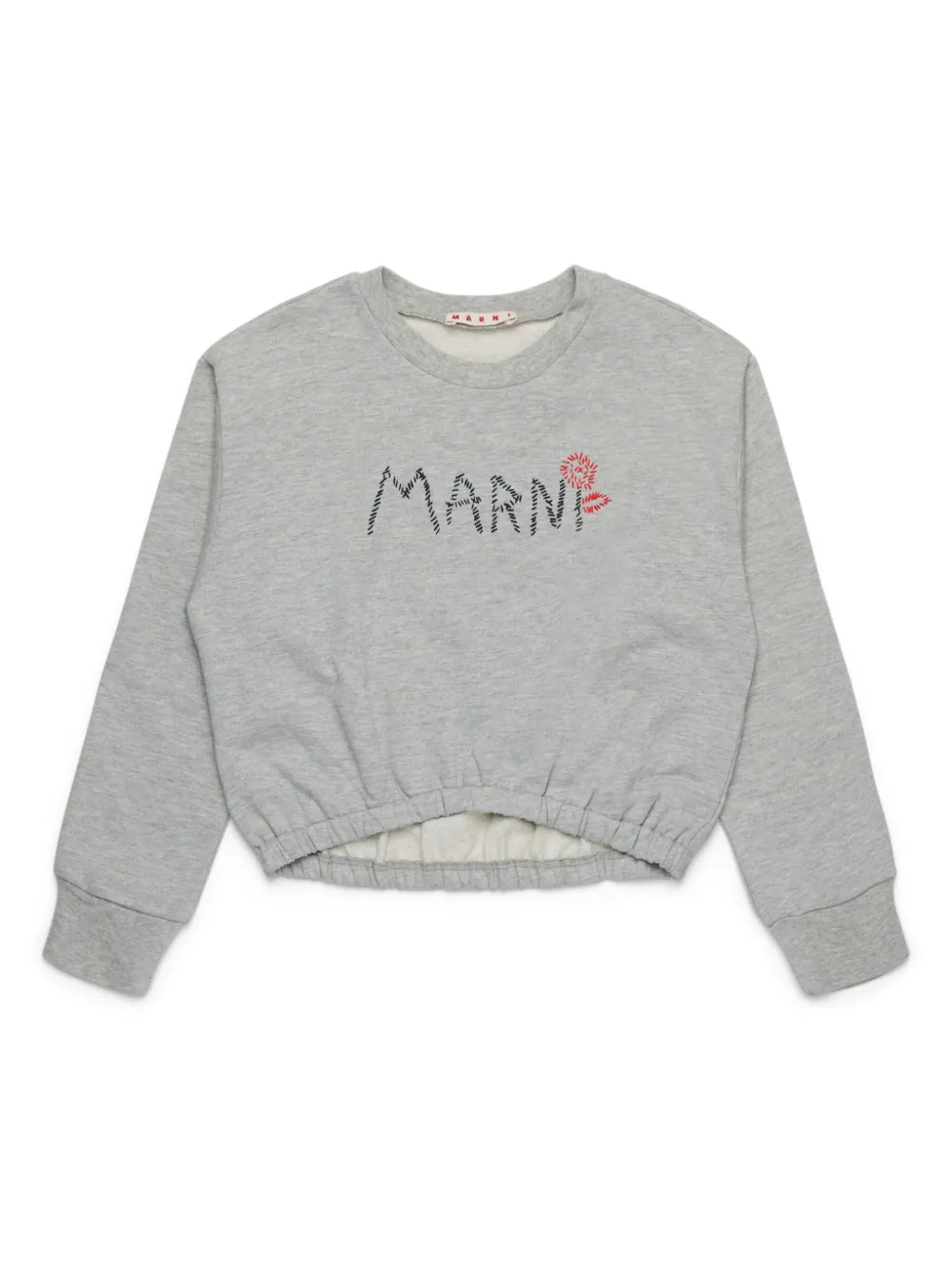 Marni Kids sudadera con logo estampado | gris | Image 1