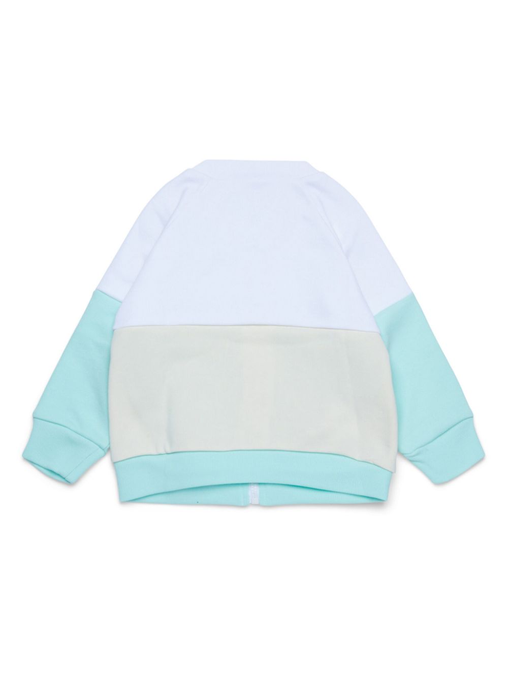 Marni Kids logo-embroidered cardigan - Blauw