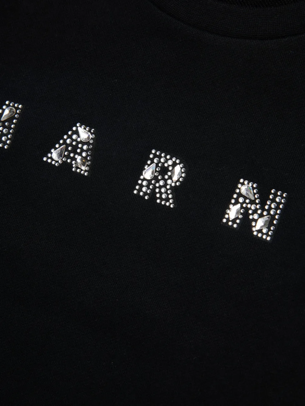 Marni Kids Sweater met logopatch Zwart