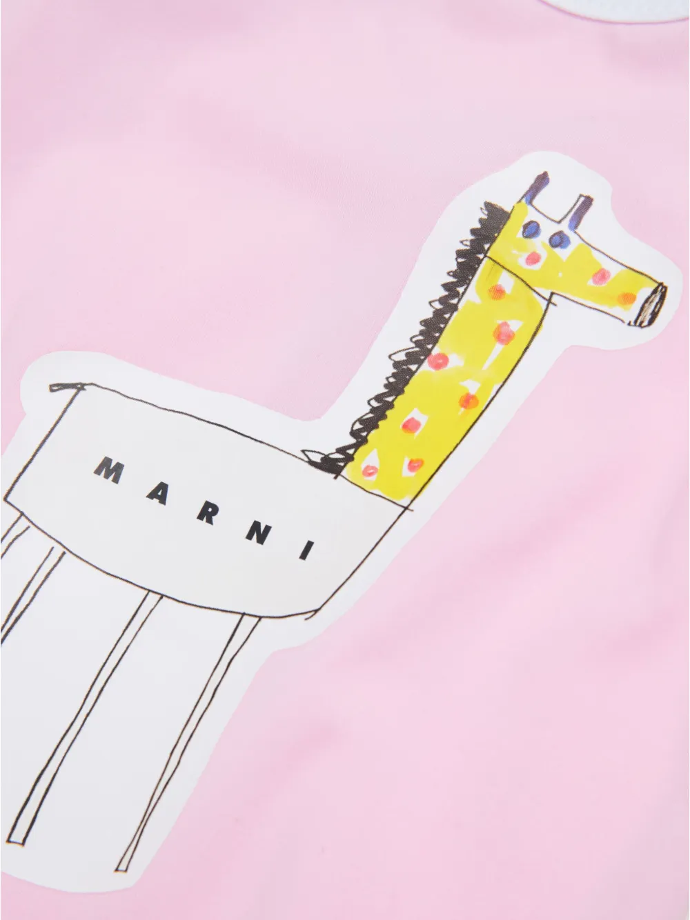 Marni Kids Badpak met illustratie-print Roze